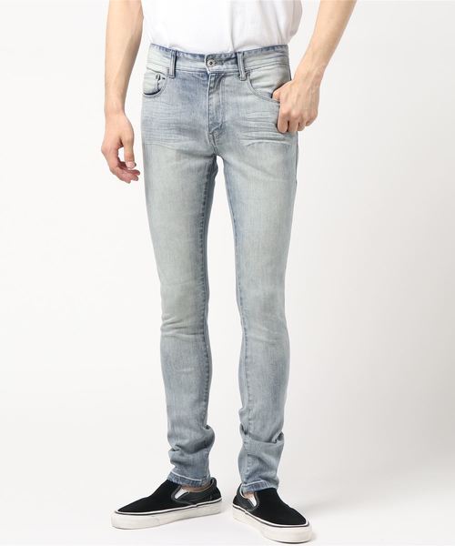 A.S.M（エーエスエム）の「【人気商品】スリムストレッチデニム（デニムパンツ・メンズ・ブルー系その他/ライトインディゴブルー/ダークインディゴブルー・48/50/52/46）」の9枚目の写真