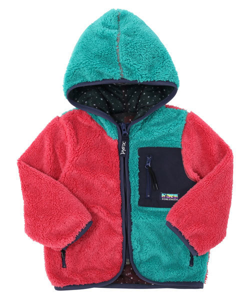 X-girl Stages（エックスガールステージス）の「FLUFFY JUMPER (4T～6T)（その他アウター・キッズ・ベージュ/ピンク/マルチ・4T/5T/6T）」の6枚目の写真