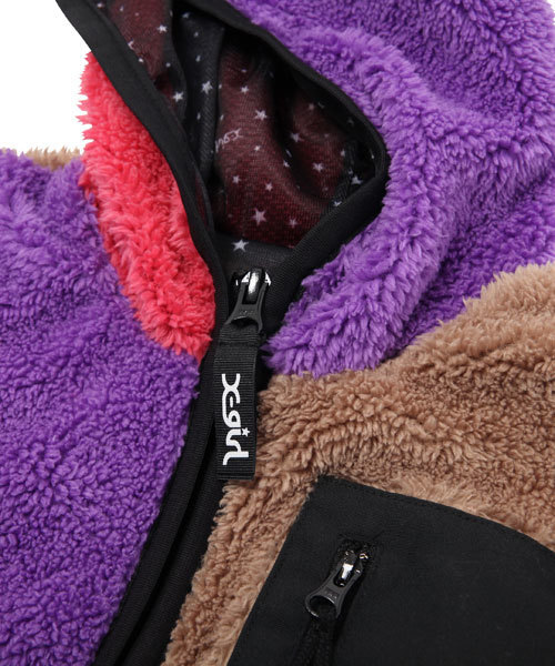 X-girl Stages（エックスガールステージス）の「FLUFFY JUMPER (4T～6T)（その他アウター・キッズ・ベージュ/ピンク/マルチ・4T/5T/6T）」の10枚目の写真