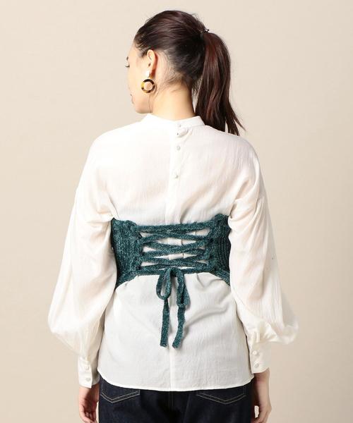 BEAUTY&amp;YOUTH UNITED ARROWS - tan ニット ビスチェ BEAUTY&YOUTH UNITED ARROWS（ビューティーアンドユース