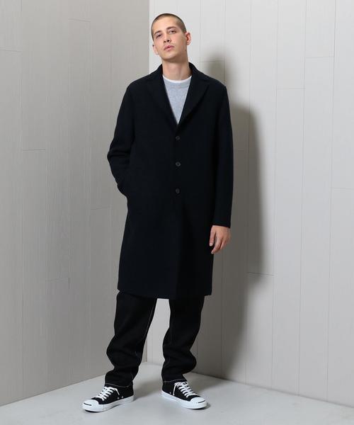 H BEAUTY&YOUTH UNITED ARROWS(エイチビューティーアンドユースユナイテッドアローズ)の「<H>COLOR STITCH FORM LOOSE PANTS/パンツ(その他パンツ・メンズ・ブラック/ネイビー・SMALL/MEDIUM/LARGE)」の5枚目の写真