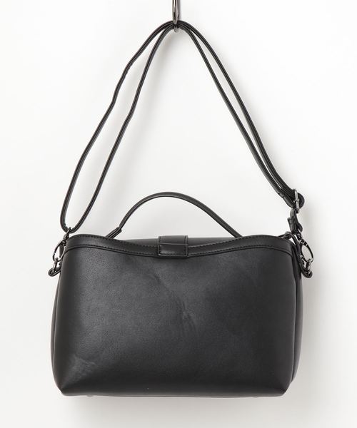 VitaFelice（ヴィータフェリーチェ）の「ワンハンドル2wayフラップハンドバッグ（ショルダーバッグ・レディース・グレー/ブルー/ピンク/ブラック・FREE）」の6枚目の写真