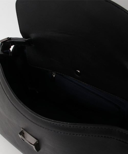 VitaFelice（ヴィータフェリーチェ）の「ワンハンドル2wayフラップハンドバッグ（ショルダーバッグ・レディース・グレー/ブルー/ピンク/ブラック・FREE）」の8枚目の写真