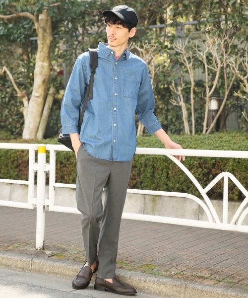 GLOBAL WORK（グローバルワーク）の「【セットアップ可】ＴＲテーパードパンツ/776651（その他パンツ・メンズ・チャコールグレー/ネイビー・X-LARGE/LARGE/MEDIUM/SMALL）」の17枚目の写真