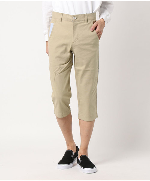 EVOLUTION（エボリューション）の「ストレッチクロップドパンツ（その他パンツ・メンズ・ホワイト/ベージュ/ブラック/ネイビー・MEDIUM/LARGE/X-LARGE）」の4枚目の写真