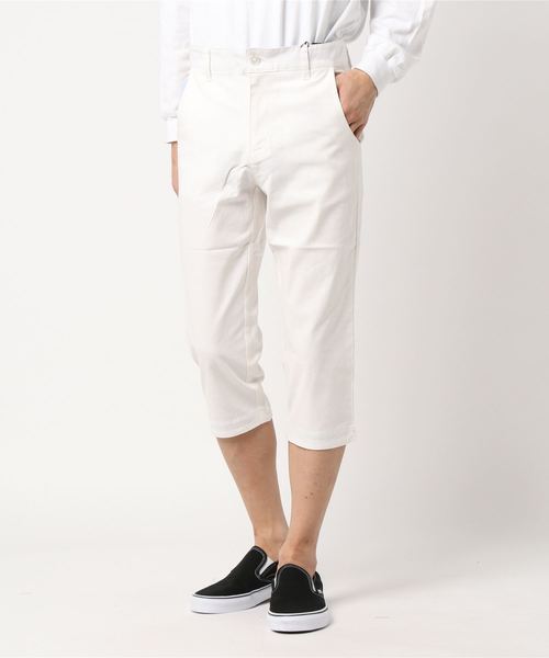 EVOLUTION（エボリューション）の「ストレッチクロップドパンツ（その他パンツ・メンズ・ホワイト/ベージュ/ブラック/ネイビー・MEDIUM/LARGE/X-LARGE）」の2枚目の写真