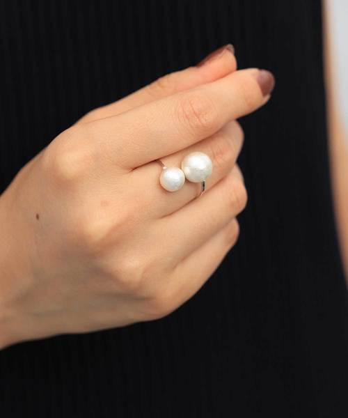 florist（フローリスト）の「3wayコットンパールサークル＆スクエアイヤークリップ（イヤリング・レディース・その他1/その他2/その他3/その他4・FREE）」の3枚目の写真