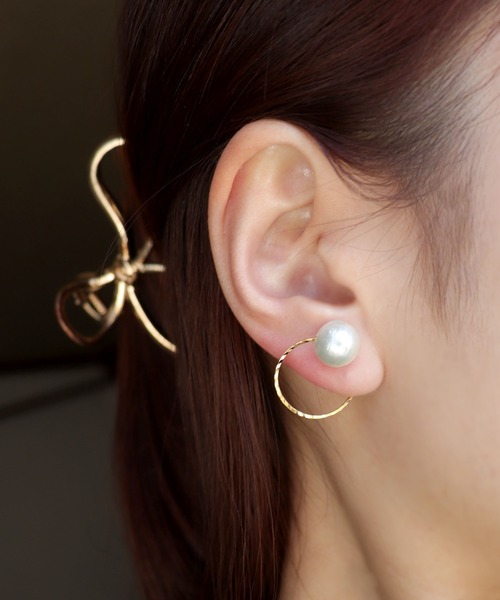 florist（フローリスト）の「3wayコットンパールサークル＆スクエアイヤークリップ（イヤリング・レディース・その他1/その他2/その他3/その他4・FREE）」の9枚目の写真