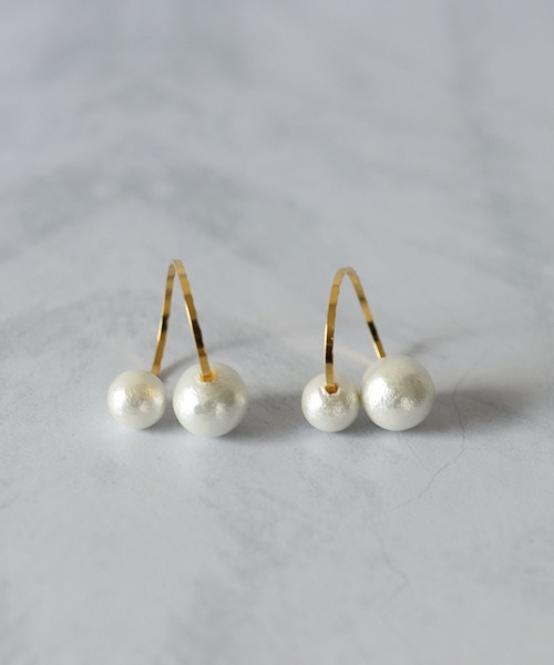 florist（フローリスト）の「3wayコットンパールサークル＆スクエアイヤークリップ（イヤリング・レディース・その他1/その他2/その他3/その他4・FREE）」の13枚目の写真