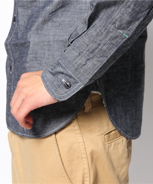 Nigel Cabourn（ナイジェルケーボン）の「Nigel Cabourn/MEDICAL SH(DUNGAREE/INDIGO)（シャツ/ブラウス・メンズ・インディゴブルー・44/48/46）」の5枚目の写真