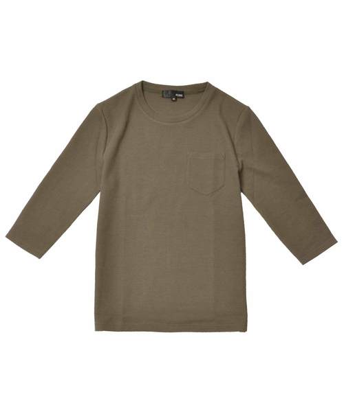 JOKER(ジョーカー)の「抗菌防臭加工ワッフルロング丈クルーネック半袖Tシャツ カットソー(Tシャツ/カットソー・メンズ・ブラック/ベージュ/オフホワイト/カーキ/ピンク/ブルー系その他・L/M/XL)」の12枚目の写真