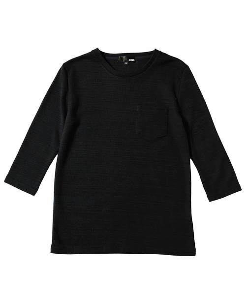 JOKER(ジョーカー)の「抗菌防臭加工ワッフルロング丈クルーネック半袖Tシャツ カットソー(Tシャツ/カットソー・メンズ・ブラック/ベージュ/オフホワイト/カーキ/ピンク/ブルー系その他・L/M/XL)」の13枚目の写真