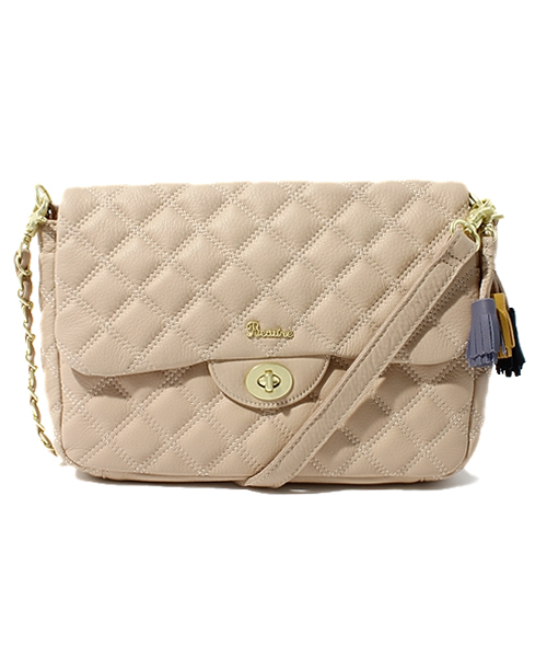 Soareak（ソアリーク）の「【Beau're】 キルティングショルダーバッグ（ショルダーバッグ・レディース・イエロー/アイボリー/ブラック・FREE）」の3枚目の写真