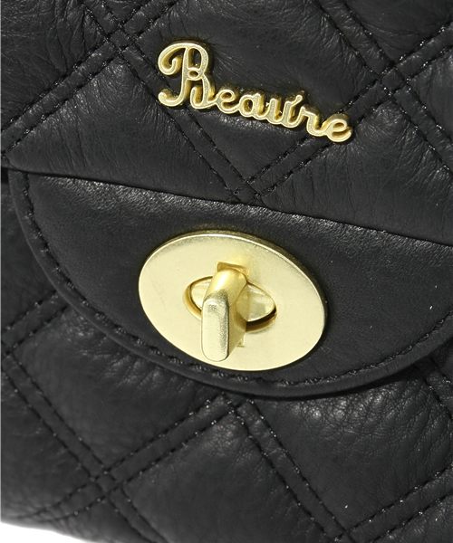 Soareak（ソアリーク）の「【Beau're】 キルティングショルダーバッグ（ショルダーバッグ・レディース・イエロー/アイボリー/ブラック・FREE）」の9枚目の写真