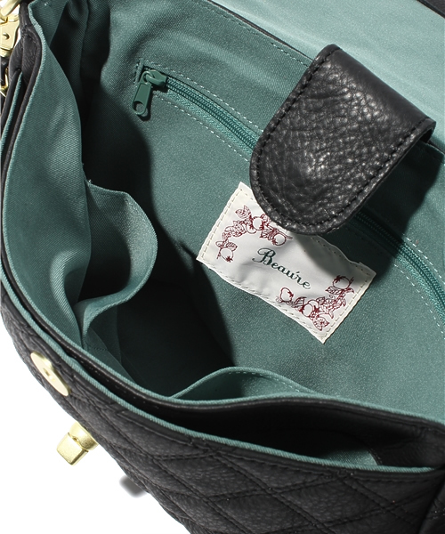 Soareak（ソアリーク）の「【Beau're】 キルティングショルダーバッグ（ショルダーバッグ・レディース・イエロー/アイボリー/ブラック・FREE）」の11枚目の写真