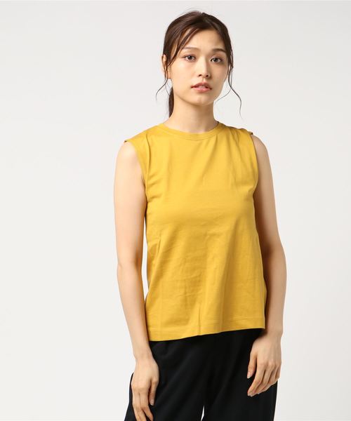 SLOBE IENA(スローブイエナ)の「バックレースアップノースリーブプルオーバー◆(Tシャツ/カットソー・レディース・ホワイト/カーキ/イエロー・FREE)」の10枚目の写真