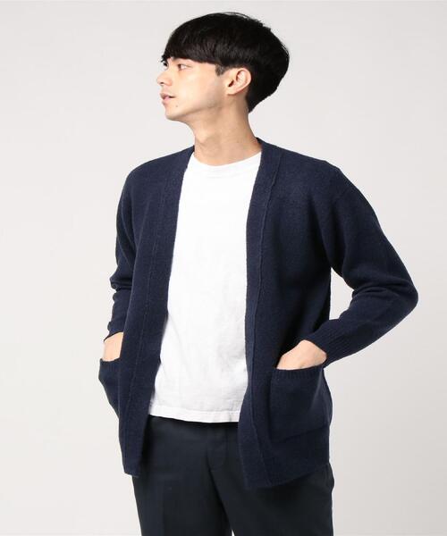 グリーンレーベル　ブークレ ダブルフェイス カーディガン green label relaxing（グリーンレーベルリラクシング）の「SC