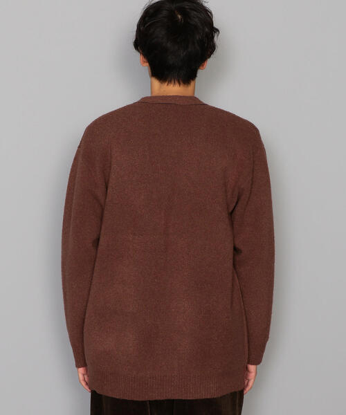 グリーンレーベル　ブークレ ダブルフェイス カーディガン green label relaxing（グリーンレーベルリラクシング）の「SC