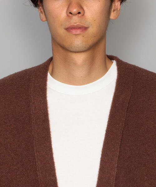 グリーンレーベル　ブークレ ダブルフェイス カーディガン green label relaxing（グリーンレーベルリラクシング）の「SC