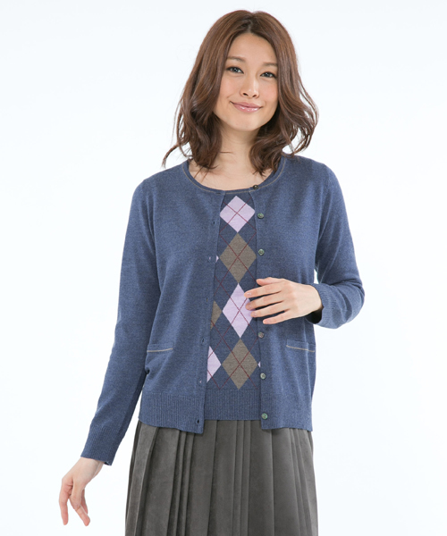 J.PRESS（ジェイプレス）の「アーガイルニットアンサンブル