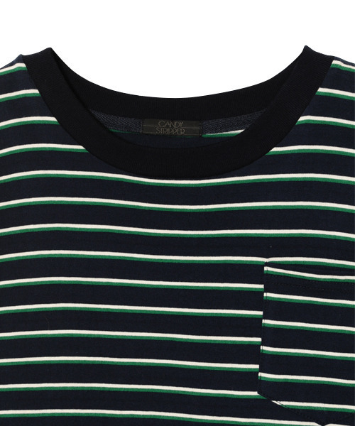 Candy Stripper（キャンディストリッパー）の「POCKISH RAT BORDER Tシャツ（Tシャツ/カットソー・レディース・ブラック/ネイビー/イエロー・2）」の11枚目の写真