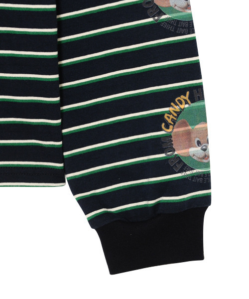 Candy Stripper（キャンディストリッパー）の「POCKISH RAT BORDER Tシャツ（Tシャツ/カットソー・レディース・ブラック/ネイビー/イエロー・2）」の8枚目の写真