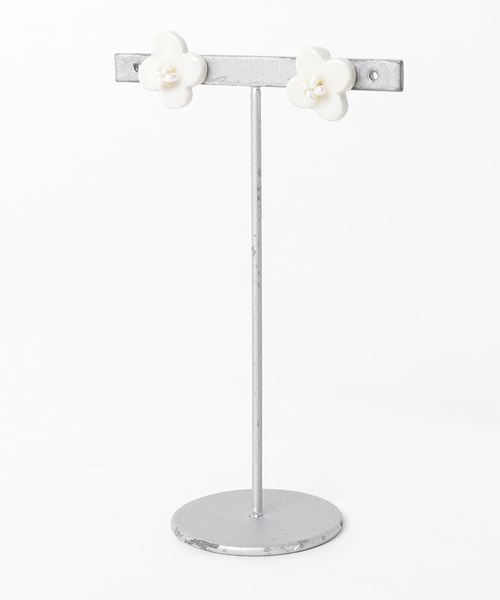 TONE SELECT GOODS(トーンセレクトグッズ)の「【IRODORI】花のpierce(アイスカラー)(ピアス(両耳用)・レディース・ブルー系その他・FREE)」の1枚目の写真