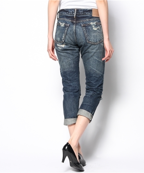 goa（ゴア）の「ヴィンテージ ブロークンデニムボーイズPt（デニムパンツ・レディース・ブルー系その他・1/2）」の3枚目の写真