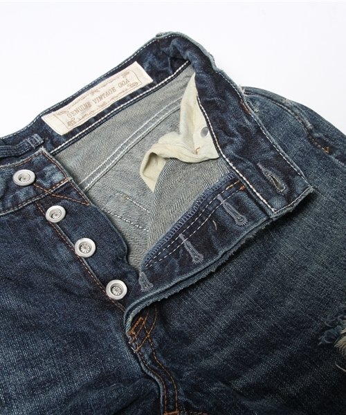 goa（ゴア）の「ヴィンテージ ブロークンデニムボーイズPt（デニムパンツ・レディース・ブルー系その他・1/2）」の8枚目の写真