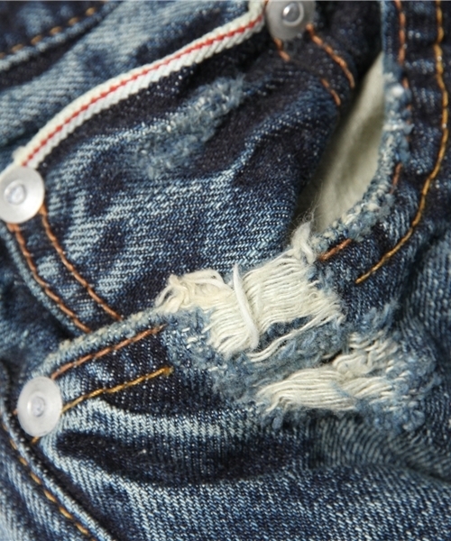 goa（ゴア）の「ヴィンテージ ブロークンデニムボーイズPt（デニムパンツ・レディース・ブルー系その他・1/2）」の9枚目の写真