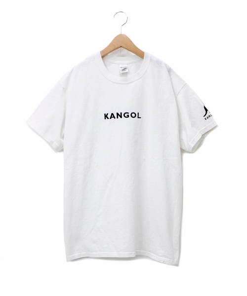 KANGOL(カンゴール)の「KANGOL/カンゴール ロゴ TEE(Tシャツ/カットソー・メンズ・ホワイト/ブラック/ダークグリーン/マルーン/ホワイト系その他2/ブラック系その他2・MEDIUM/LARGE)」の1枚目の写真