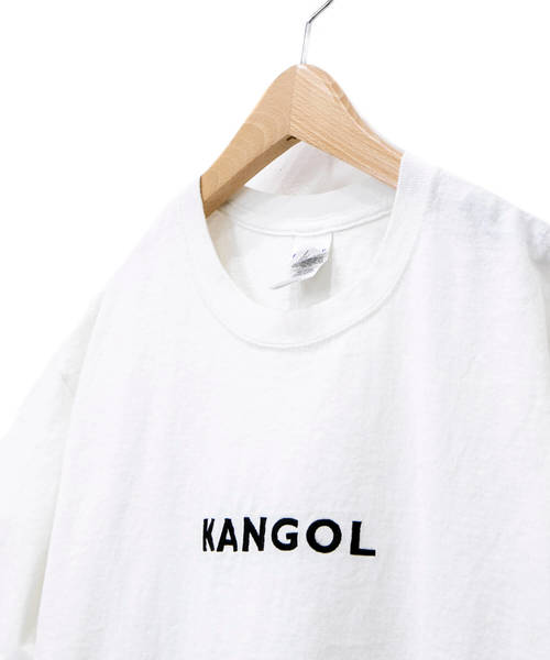 KANGOL(カンゴール)の「KANGOL/カンゴール ロゴ TEE(Tシャツ/カットソー・メンズ・ホワイト/ブラック/ダークグリーン/マルーン/ホワイト系その他2/ブラック系その他2・MEDIUM/LARGE)」の7枚目の写真