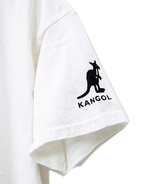 KANGOL(カンゴール)の「KANGOL/カンゴール ロゴ TEE(Tシャツ/カットソー・メンズ・ホワイト/ブラック/ダークグリーン/マルーン/ホワイト系その他2/ブラック系その他2・MEDIUM/LARGE)」の9枚目の写真