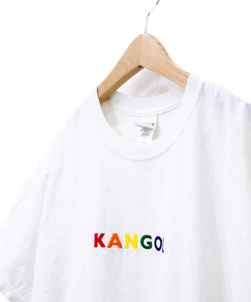 KANGOL(カンゴール)の「KANGOL/カンゴール ロゴ TEE(Tシャツ/カットソー・メンズ・ホワイト/ブラック/ダークグリーン/マルーン/ホワイト系その他2/ブラック系その他2・MEDIUM/LARGE)」の11枚目の写真