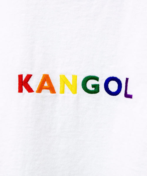 KANGOL(カンゴール)の「KANGOL/カンゴール ロゴ TEE(Tシャツ/カットソー・メンズ・ホワイト/ブラック/ダークグリーン/マルーン/ホワイト系その他2/ブラック系その他2・MEDIUM/LARGE)」の12枚目の写真