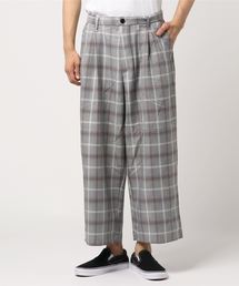 WEGO | WEGO/チェックワイドアンクルスラックス(スラックス)