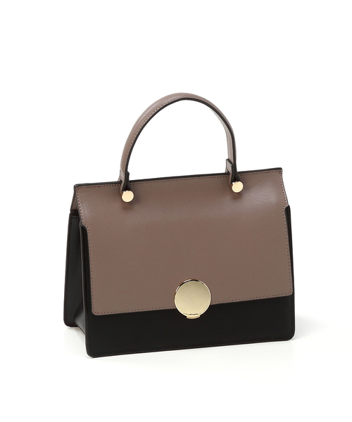 TOPKAPI（トプカピ）の「バイカラートップハンドル2wayバッグ（ハンドバッグ・レディース・グレイッシュベージュ/ピンクベージュ・FREE）」の13枚目の写真