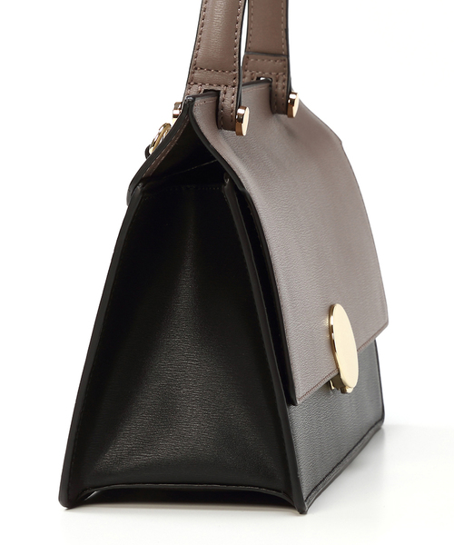 TOPKAPI（トプカピ）の「バイカラートップハンドル2wayバッグ（ハンドバッグ・レディース・グレイッシュベージュ/ピンクベージュ・FREE）」の18枚目の写真