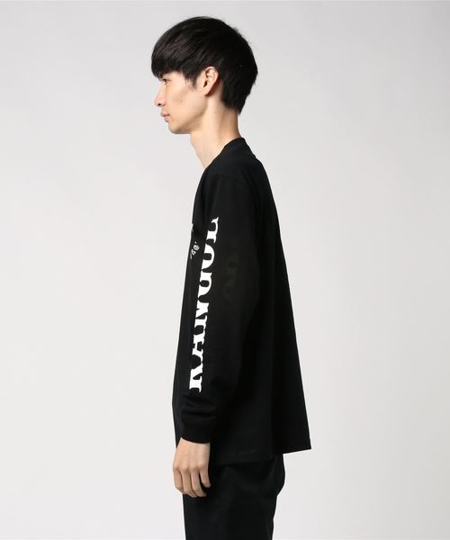 KANGOL（カンゴール）の「【KANGOL/カンゴール】プリントロングスリーブTシャツ（Tシャツ/カットソー・メンズ・ホワイト/ブラック/ホワイト系その他/ブラック系その他/ブラック系その他2/ホワイト系その他2・MEDIUM/LARGE/X-LARGE）」の7枚目の写真