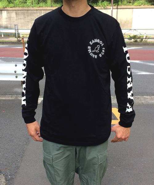 KANGOL（カンゴール）の「【KANGOL/カンゴール】プリントロングスリーブTシャツ（Tシャツ/カットソー・メンズ・ホワイト/ブラック/ホワイト系その他/ブラック系その他/ブラック系その他2/ホワイト系その他2・MEDIUM/LARGE/X-LARGE）」の4枚目の写真