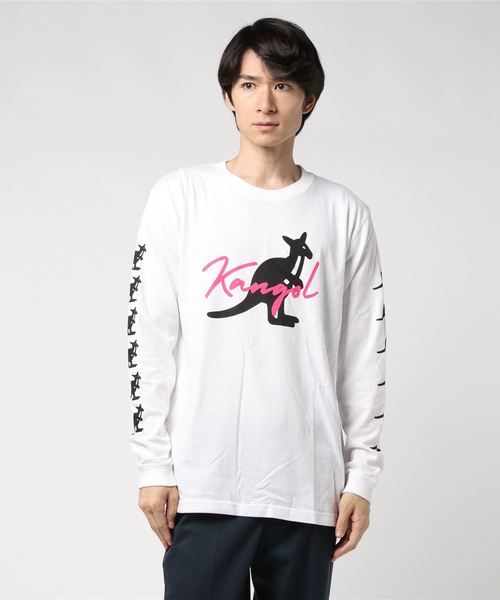 KANGOL（カンゴール）の「【KANGOL/カンゴール】プリントロングスリーブTシャツ（Tシャツ/カットソー・メンズ・ホワイト/ブラック/ホワイト系その他/ブラック系その他/ブラック系その他2/ホワイト系その他2・MEDIUM/LARGE/X-LARGE）」の19枚目の写真