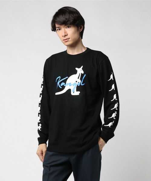 KANGOL（カンゴール）の「【KANGOL/カンゴール】プリントロングスリーブTシャツ（Tシャツ/カットソー・メンズ・ホワイト/ブラック/ホワイト系その他/ブラック系その他/ブラック系その他2/ホワイト系その他2・MEDIUM/LARGE/X-LARGE）」の18枚目の写真