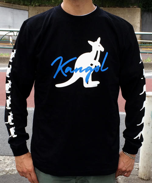 KANGOL（カンゴール）の「【KANGOL/カンゴール】プリントロングスリーブTシャツ（Tシャツ/カットソー・メンズ・ホワイト/ブラック/ホワイト系その他/ブラック系その他/ブラック系その他2/ホワイト系その他2・MEDIUM/LARGE/X-LARGE）」の16枚目の写真