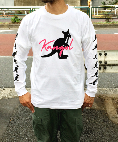 KANGOL（カンゴール）の「【KANGOL/カンゴール】プリントロングスリーブTシャツ（Tシャツ/カットソー・メンズ・ホワイト/ブラック/ホワイト系その他/ブラック系その他/ブラック系その他2/ホワイト系その他2・MEDIUM/LARGE/X-LARGE）」の15枚目の写真