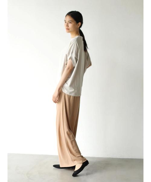 AMERICAN HOLIC（アメリカンホリック）の「前タックストレートカットワイドパンツ　＊（その他パンツ・レディース・ブラック/ベージュ/カーキ/オレンジ・M/L）」の13枚目の写真