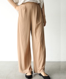 AMERICAN HOLIC | 前タックストレートカットワイドパンツ(その他パンツ)