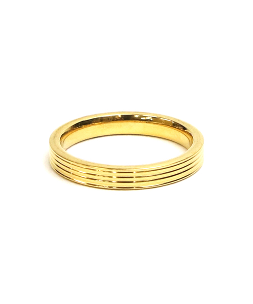 rufsh(ルフシュ)の「【rufsh/ルフシュ】stainless line ring/ ステンレスリング RF1908CJSR05(リング・メンズ・ゴールド/シルバー・#11/#13)」の2枚目の写真