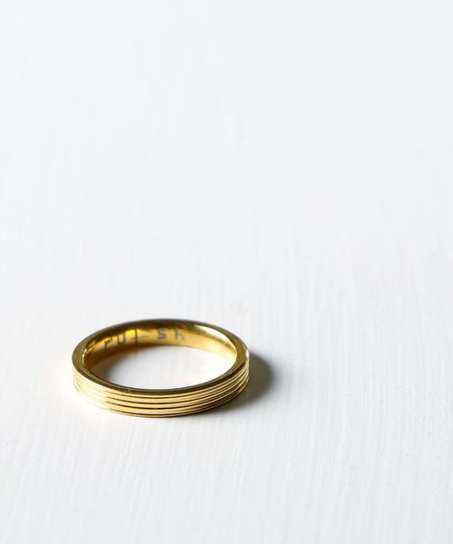 rufsh(ルフシュ)の「【rufsh/ルフシュ】stainless line ring/ ステンレスリング RF1908CJSR05(リング・メンズ・ゴールド/シルバー・#11/#13)」の4枚目の写真