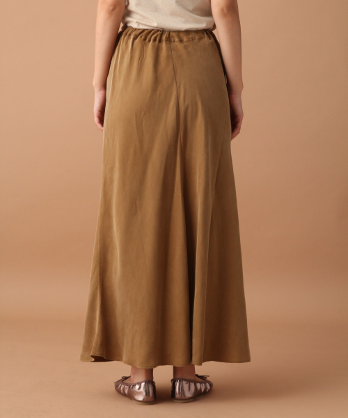 A part by（アパートバイ）の「キュプラギャザーマキシスカート 856316（スカート・レディース・ブラウン/グレー/イエロー/ナチュラル・FREE）」の9枚目の写真