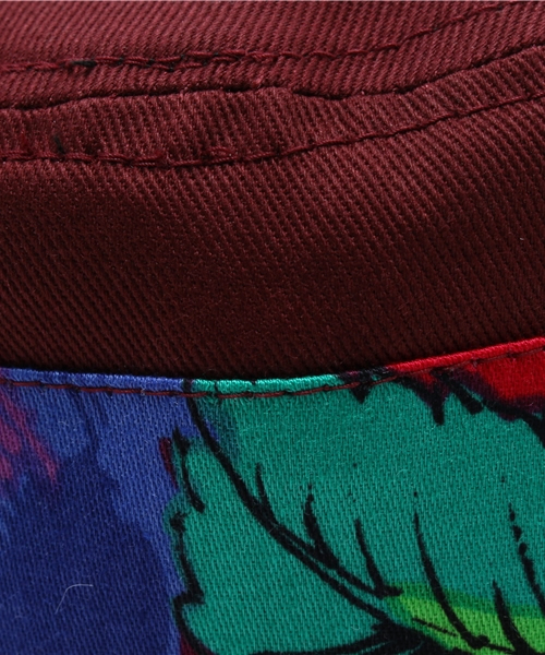 ALDIES（アールディーズ）の「Moody Hat 柄リボン バケットハット（ハット・メンズ・バーガンディー/ブラウン/ホワイト・SMALL/MEDIUM）」の8枚目の写真